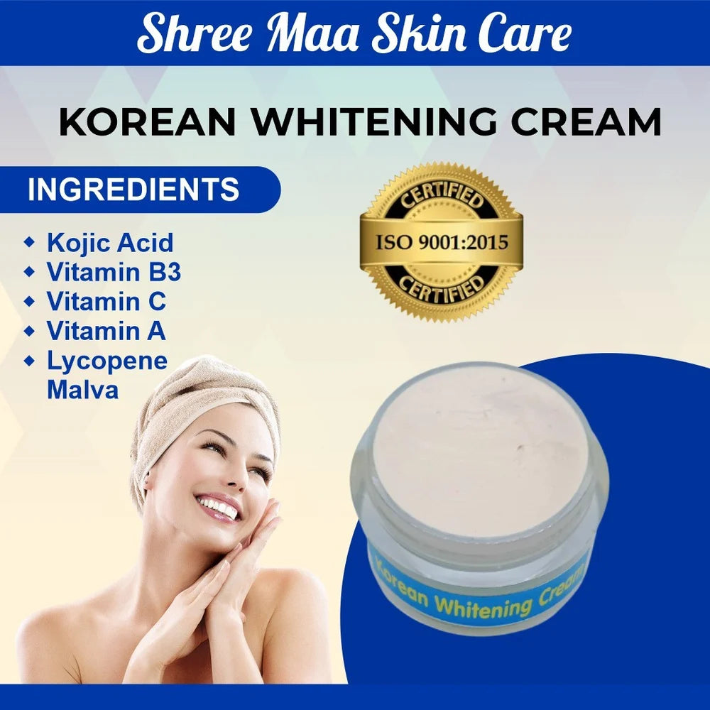 Korean whitening cream, Packaging Size: 20 gm