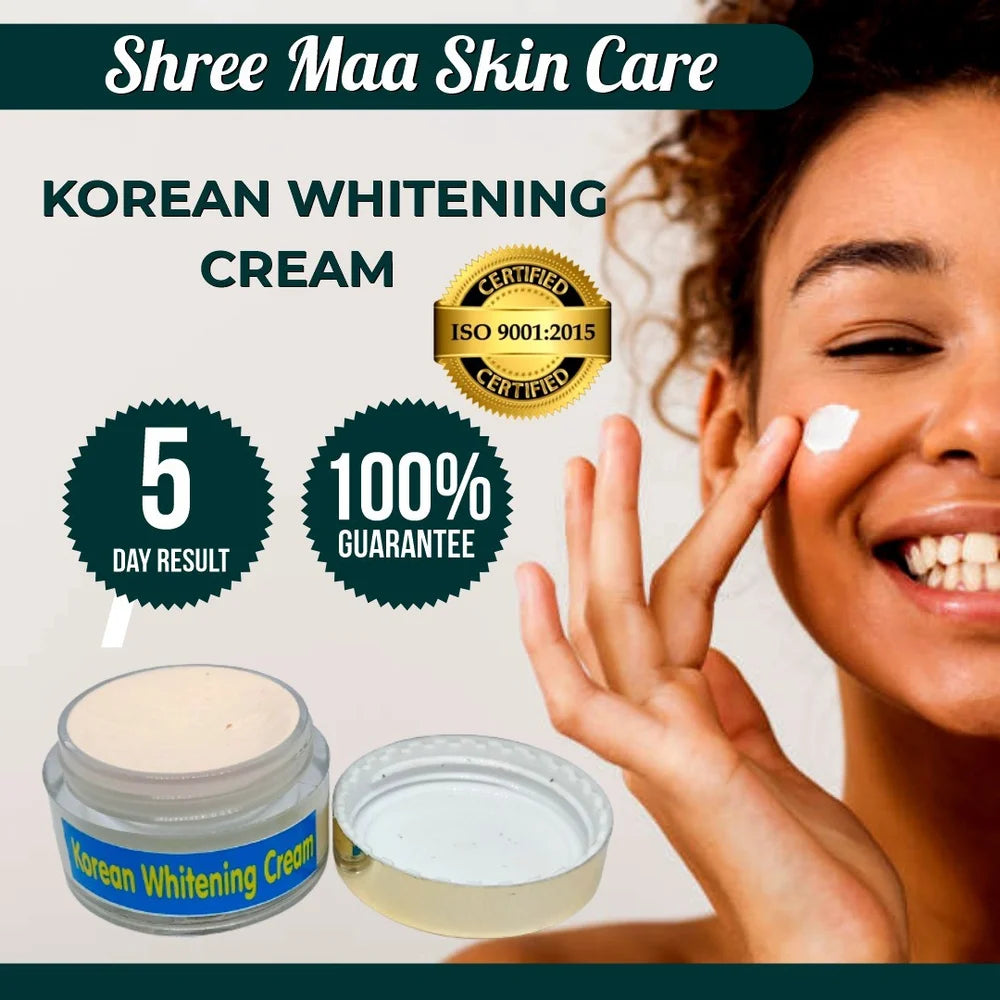 Korean whitening cream, Packaging Size: 20 gm