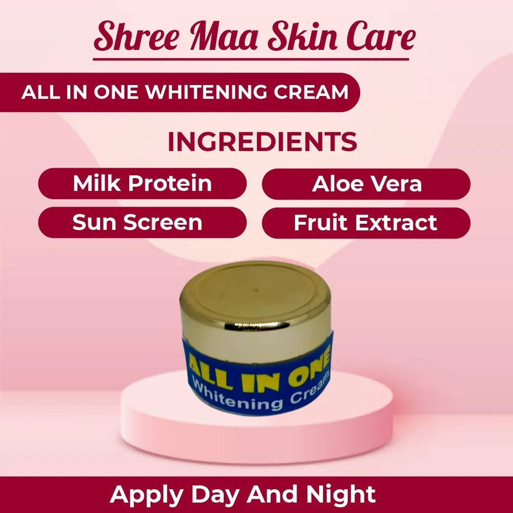 Face skin all in one whitennig & fairness & beauty & bridal skin cream