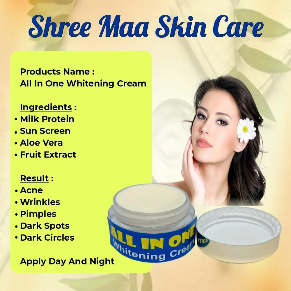 Face skin all in one whitennig & fairness & beauty & bridal skin cream